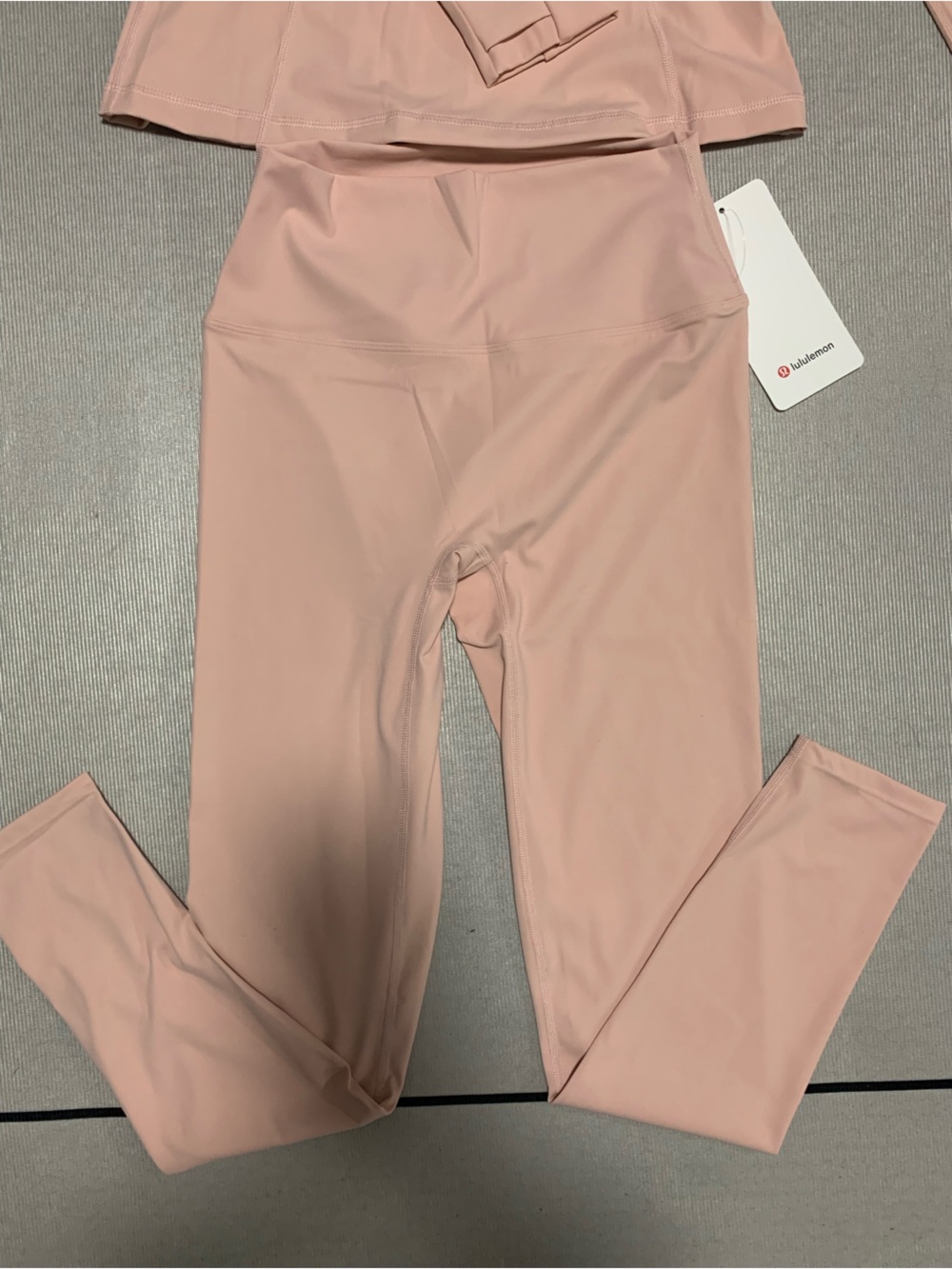lululemon athletica Blush Pink Bomber Jacket & Leggings Set - Picture 3 of 6